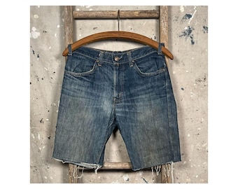 Big E ‘70s Levi's Cut Off Shorts Dark Wash
