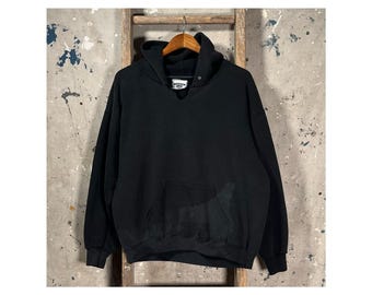 90s Black Hoodie by Lee Heavyweight