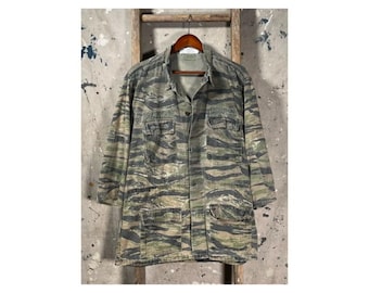 1980s Tiger Stripe Camouflage Jacket