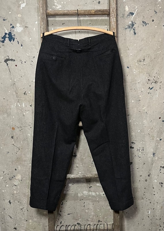 Buckle back pants discount