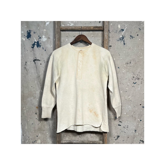 40s 50s VINTAGE ONEITA SWEATSHIRT WHITE