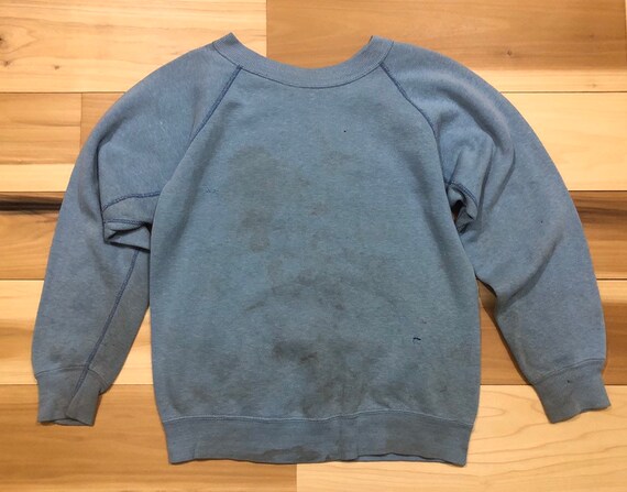 Distressed 60s Sweatshirt blue