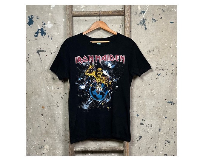 1980s Iron Maiden T-Shirt World Peace Tour