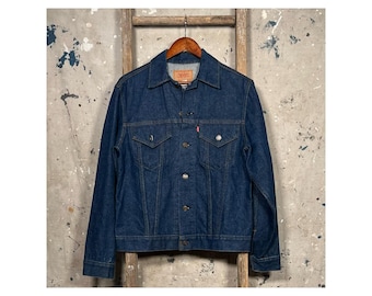 Dark 1970s Levi's Trucker Jacket Type III