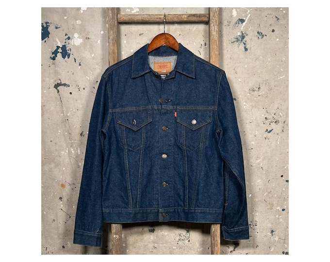 Dark 1970s Levi's Trucker Jacket Type III
