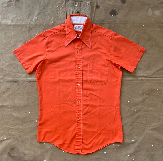 60s Rockabilly Button down Fruit of the Loom