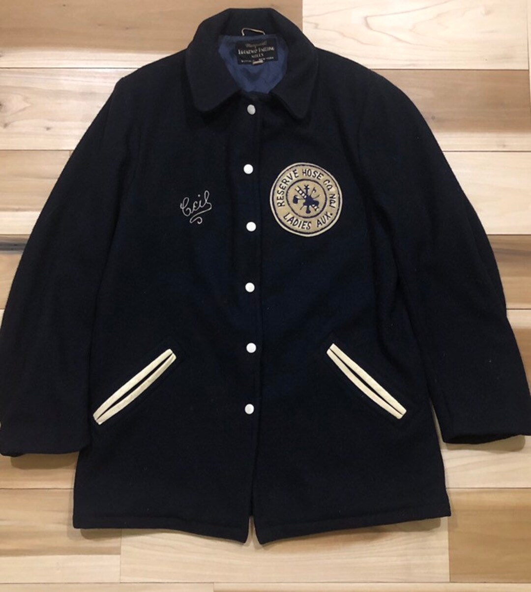 1940s Firefighter Jacket Ladies Reserve Hose Company Broadway - Etsy