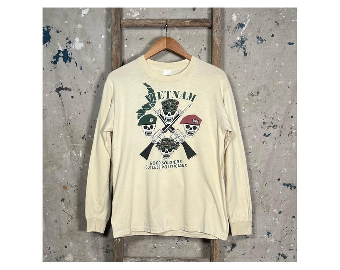 Vietnam ‘80s Graphic T-shirt Good Soldiers , Gutless Politicians