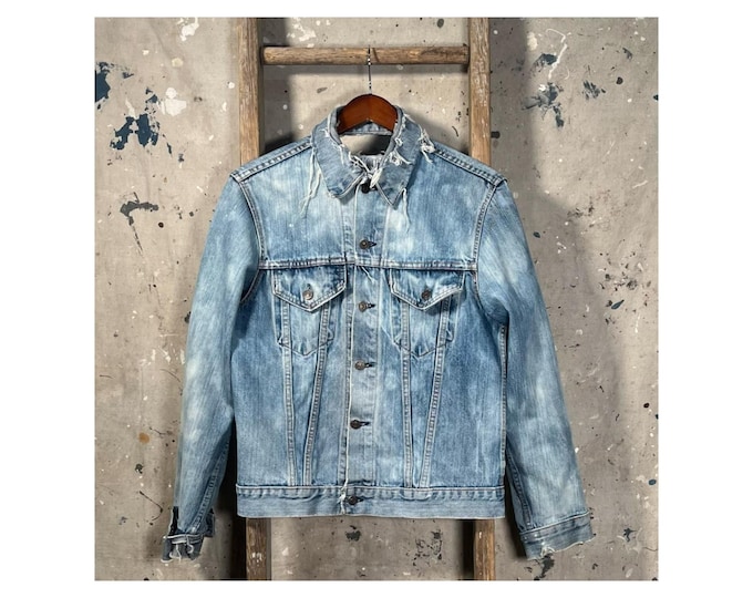 Thrashed Big E Levi's Denim Jacket Type 3