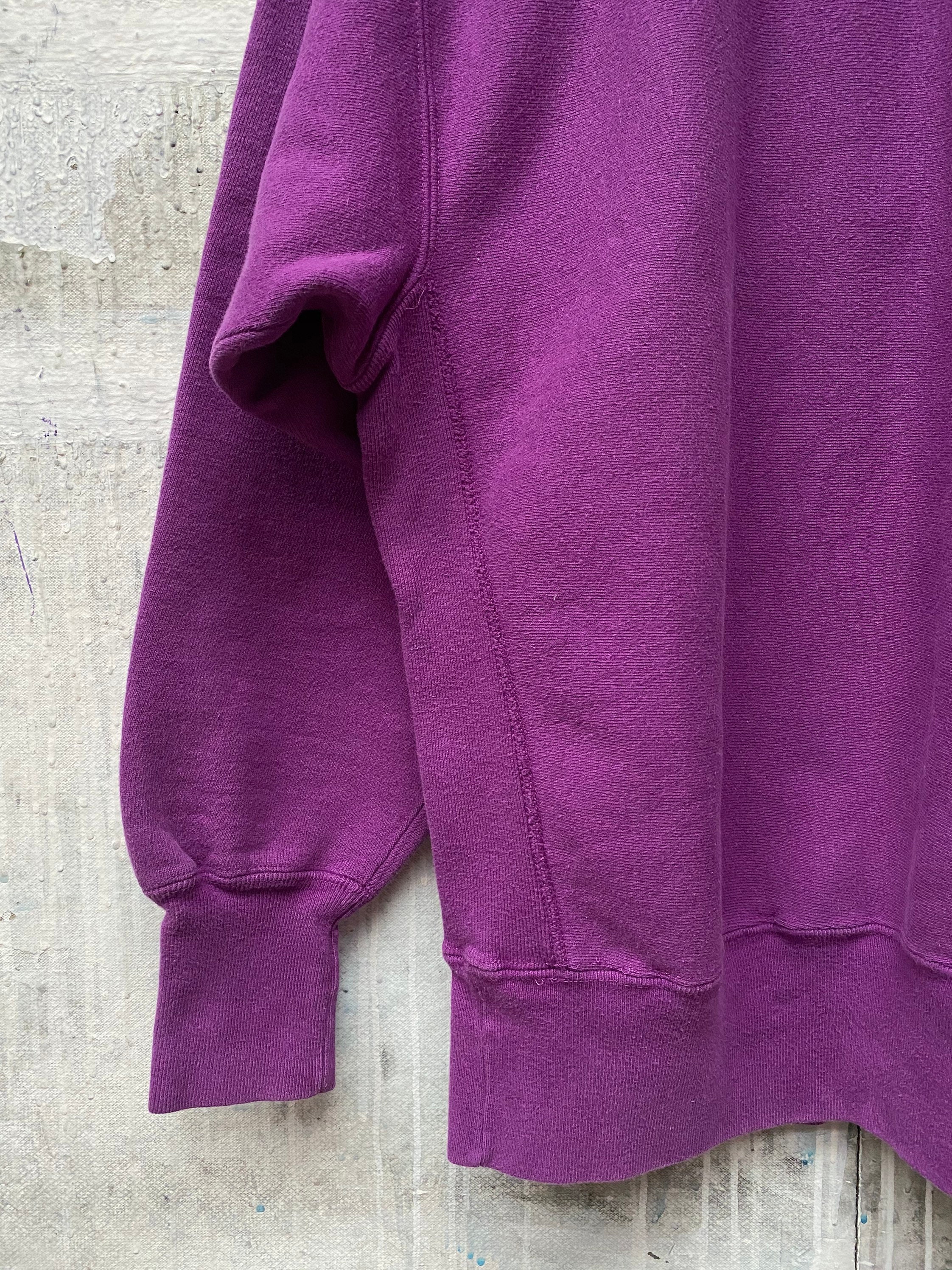 Purple '90s Champion Reverse Weave Sweatshirt
