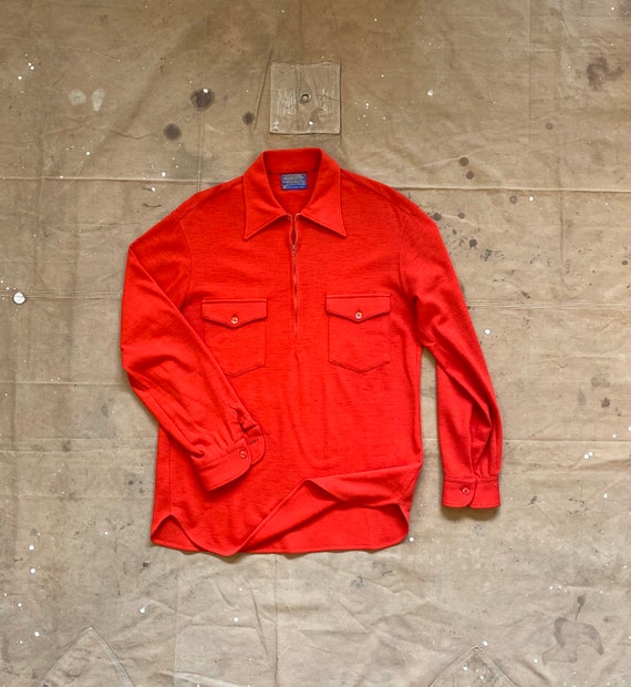 70s Pendleton Quarter zip Pullover