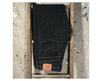 1980s Black Levi's 501 Jeans 38 Waist