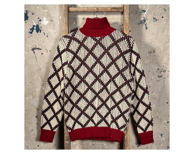 Chunky Wool Turtleneck Sweater