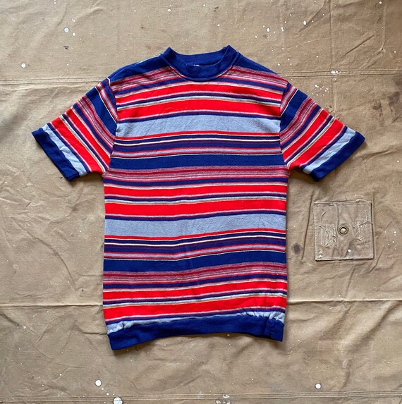 70s Stripe Sweatshirt short-sleeve