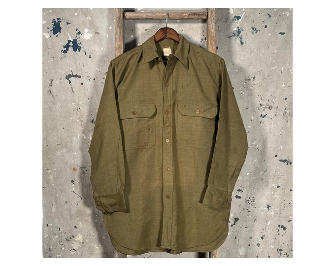 1930s Wool Shirt Pre WWII