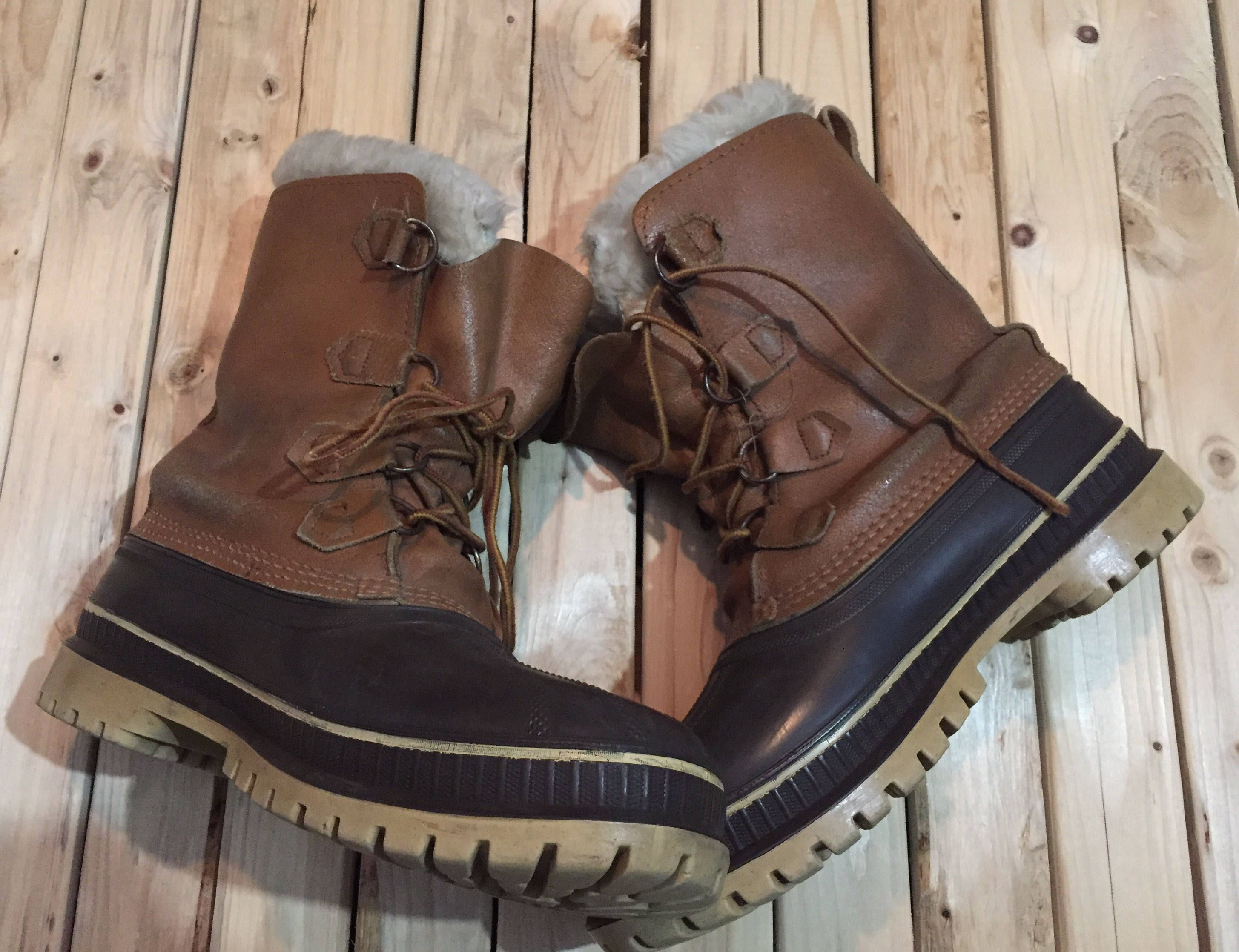 Sorel Boot Scout Felt lined Size 9 Insulated Winter Boot Made in Canada