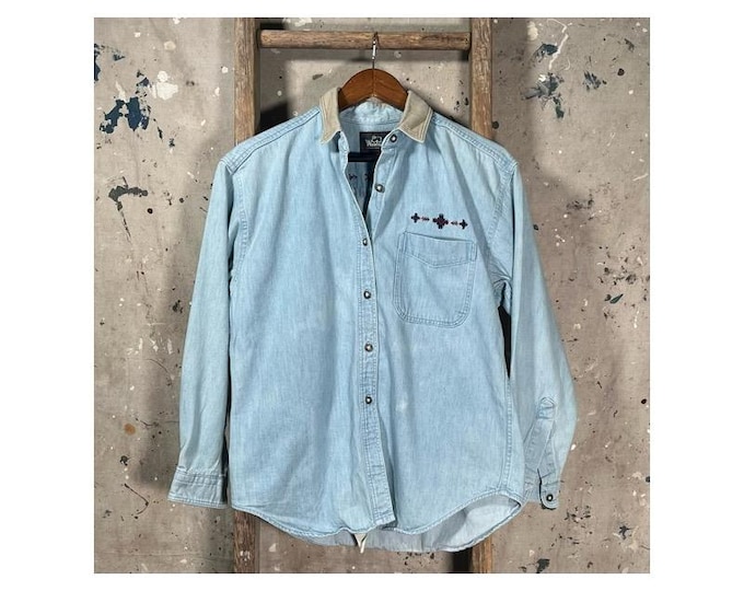 1980s Woolrich Denim Shirt