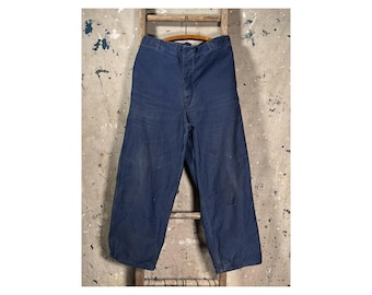 1970s Moleskin Trousers Cinch Back