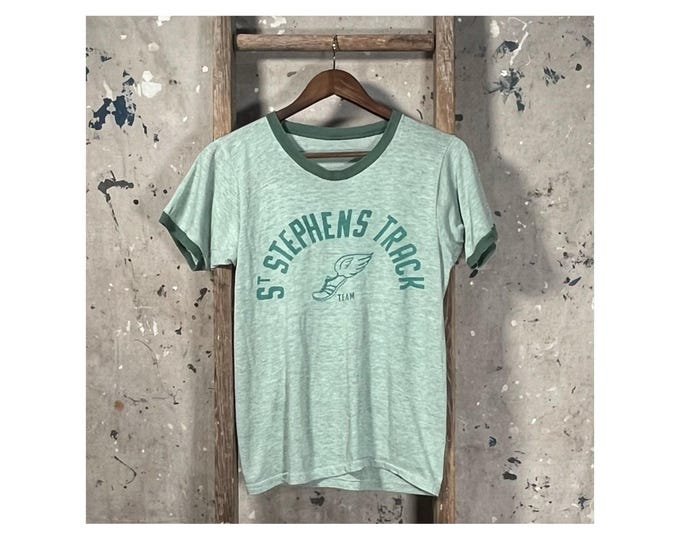 St. Stephens Track 1970s Ringer T-shirt