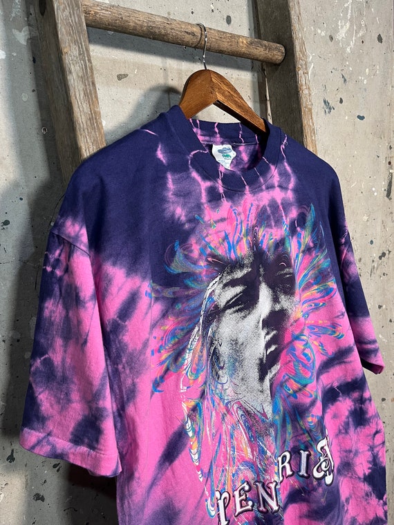 Jimi Hendrix '90s Tie Dye T-shirt *Deadstock - image 5