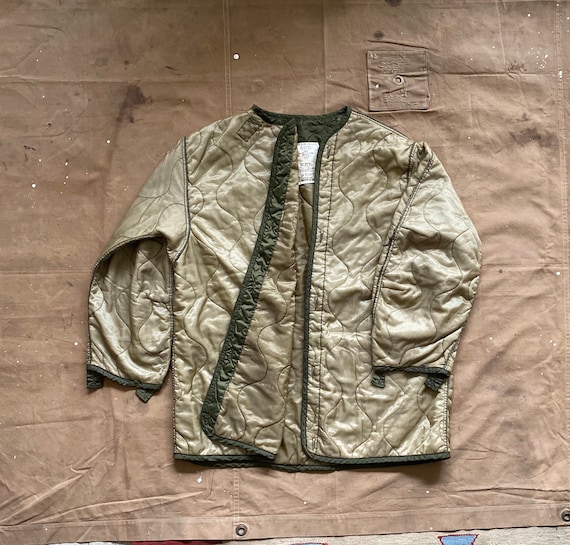 70s Quilted Liner Jacket Unstructured Parka