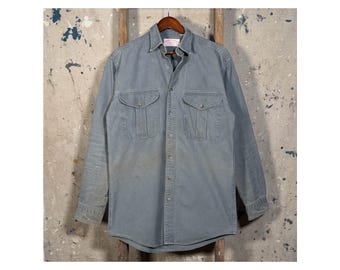Worn In '90s Filson Work Shirt Made in USA