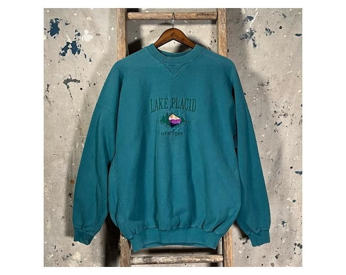 1980s Lake Placid Sweatshirt Adirondack San Segal