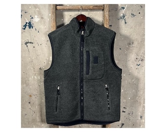 Fleece Pile Vest Abercrombie and Fitch