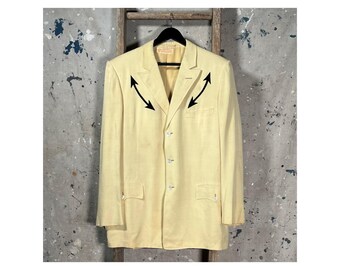 Pure Silk 1960s Western Sport Coat Rockabilly