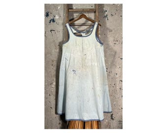 1950s Denim Chambray Smock thrashed