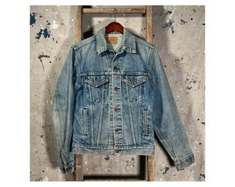Faded Type 3 1980's Levi's Trucker Jacket 38L