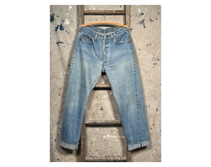1980s Levi's 501 Redline Jeans Selvedge 32 waist