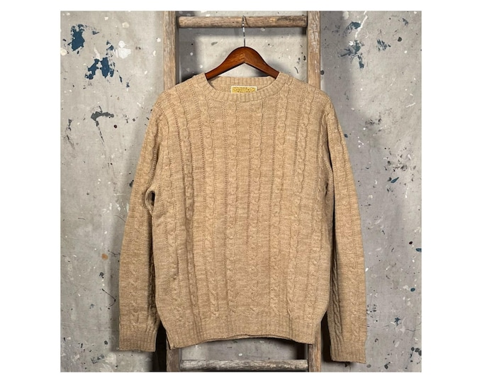 1970s Cable Knit Sweater by Jantzen Country Squire