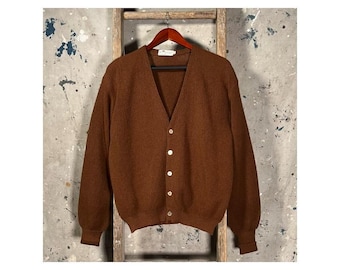 1960s Brown Alpaca Cardigan Parker of Vienna
