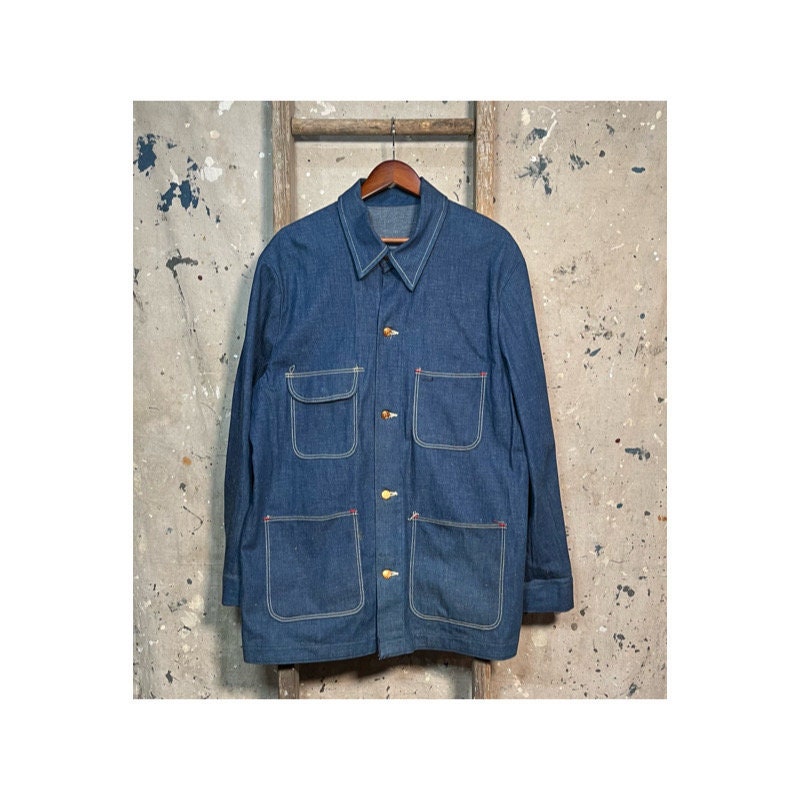 NOS 60s Chore Coat Blue Bell Deadstock - Etsy UK