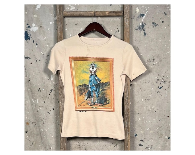 Walt Disney 1970s Goofy 'Blue Boy' T-shirt