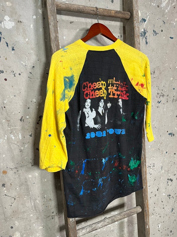 Paint splatter 80s cheap trick tour t shirt gem