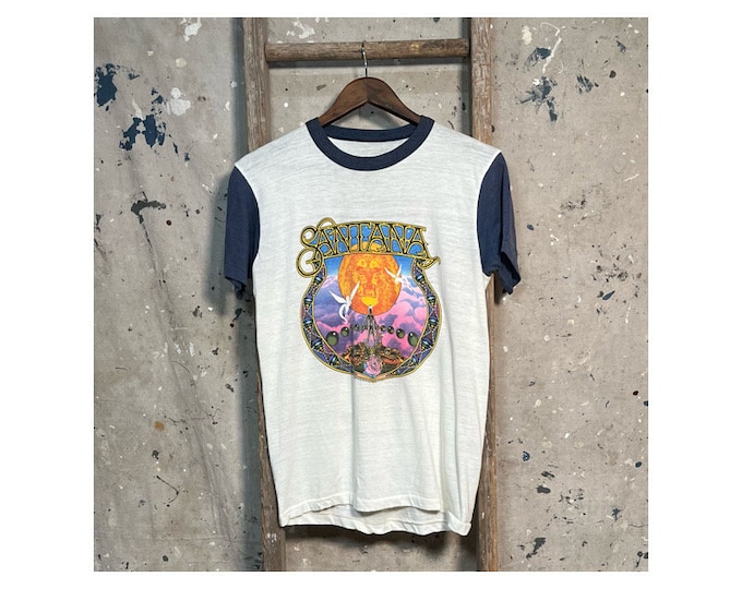 Santana 1979 T-shirt Double Sided