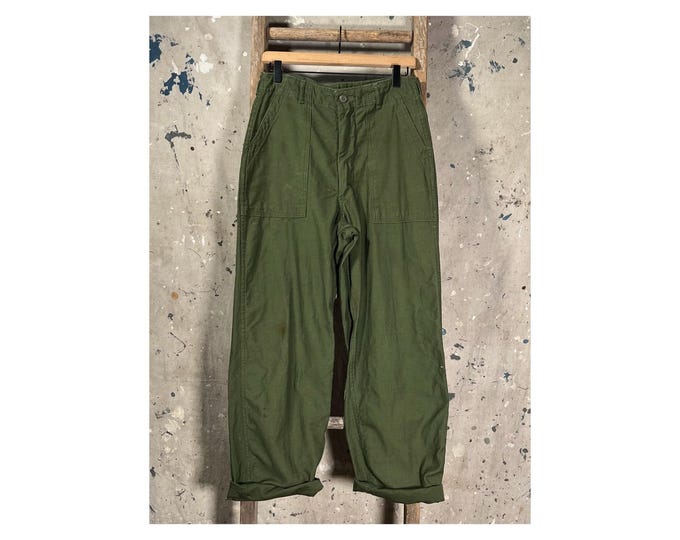 Zip Fly 1970s OG 107 Trousers 28w