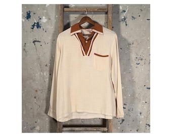 El Rancho 1940s Pullover Loop Collar Shirt