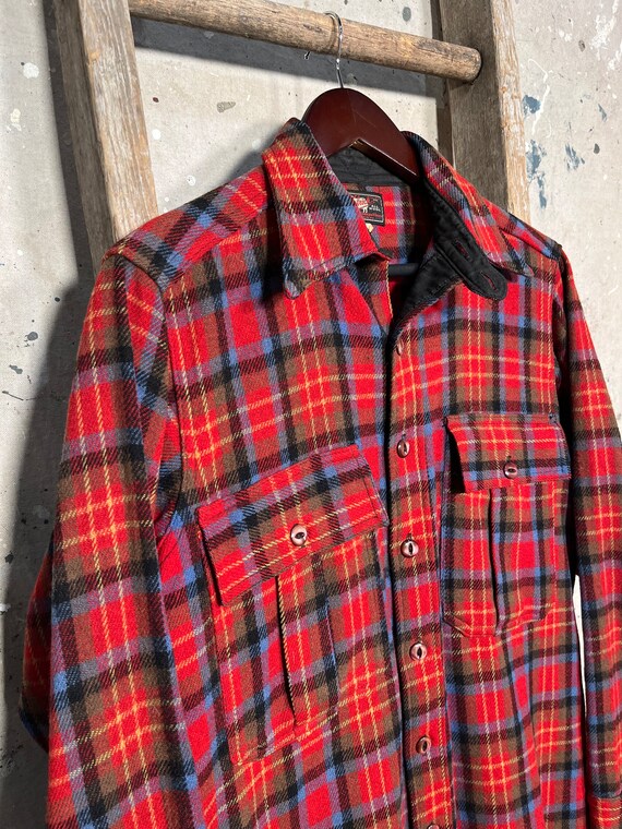 Chinstrap 1930s Woolrich Button Down Shirt - image 7