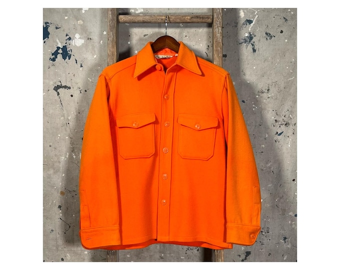 1970s Woolrich Wool Shirt Jacket