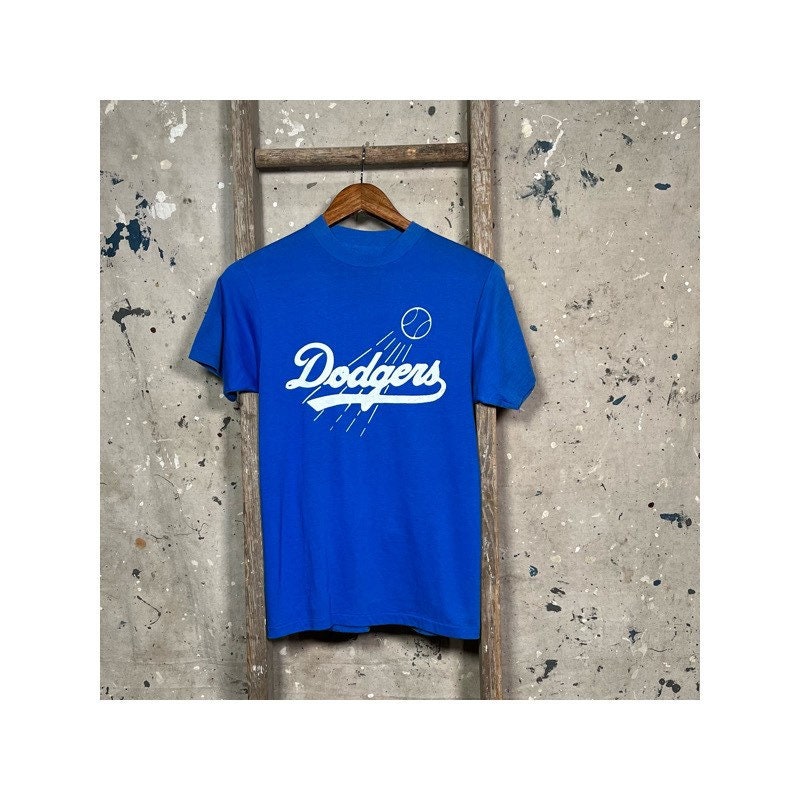 vtg 80s LA DODGERS MLB KOALA COCA COLA BLUE CREW t-shirt BASEBALL YOUTH  SMALL S