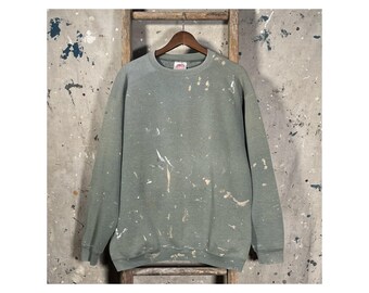 Paint Splatter Sweatshirt Smock