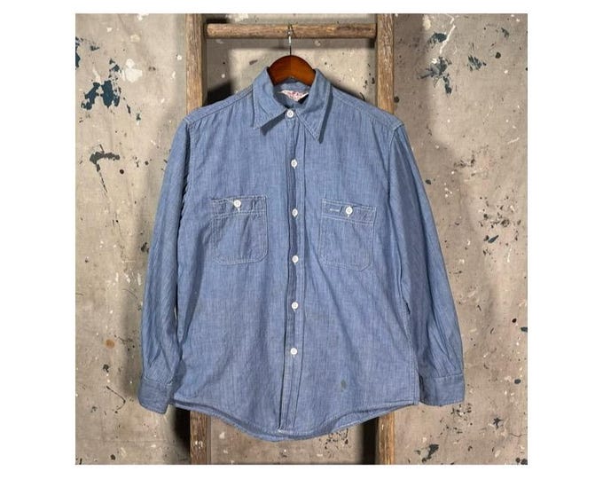 1960s King Cole Chambray Button down