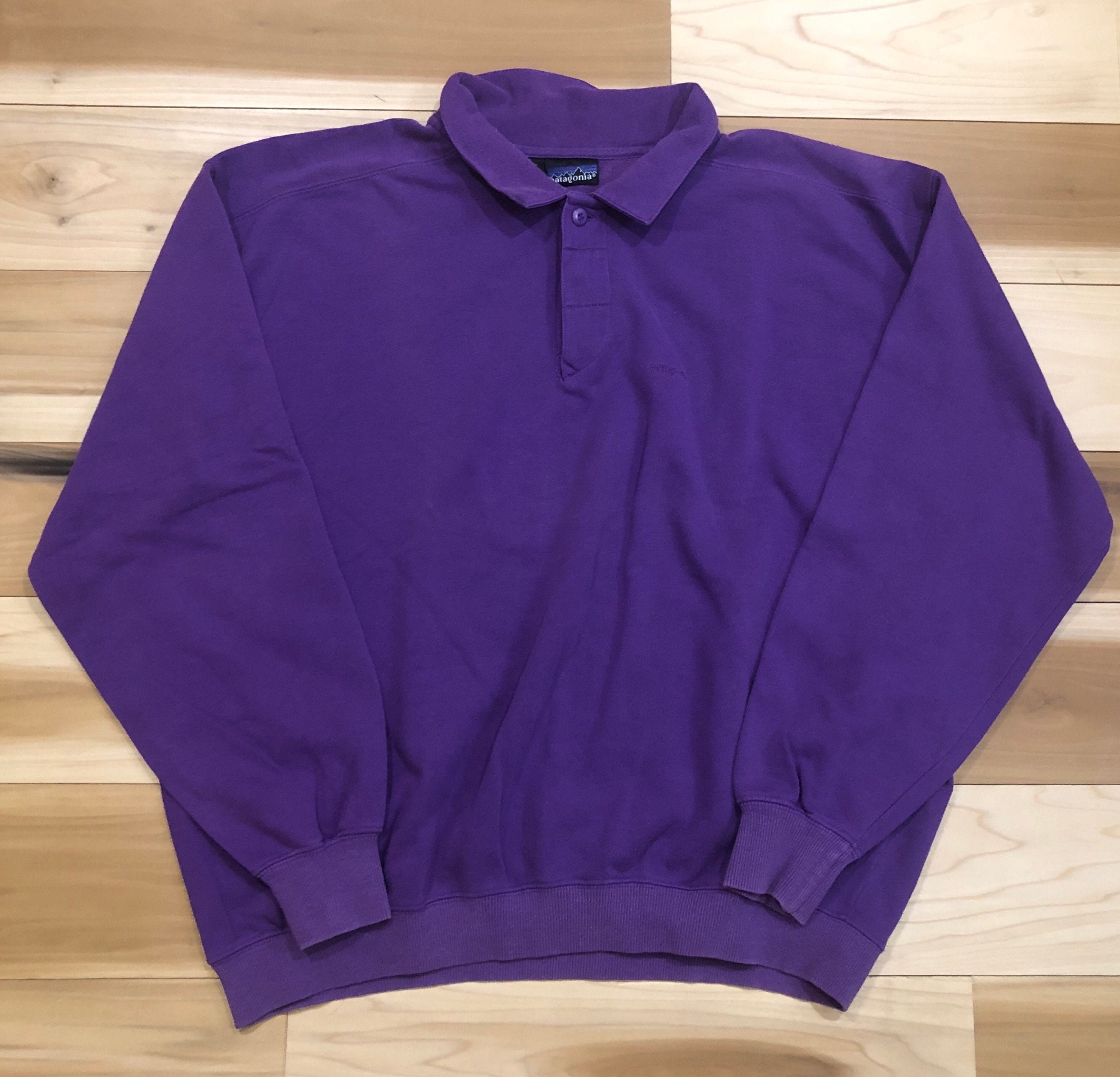 90s Patagonia Rugby Fleece pullover Oversized