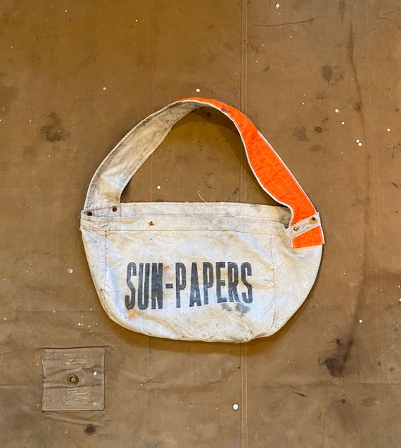 Sun-Papers Newspaper Bag distressed