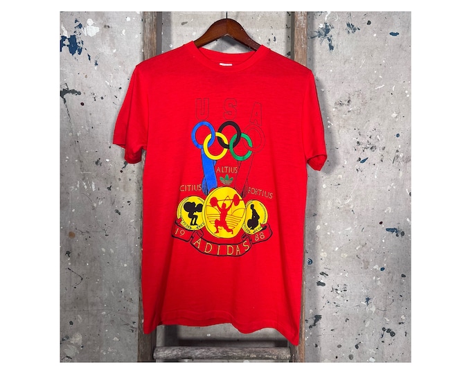 1988 Adidas Olympics USA T-Shirt