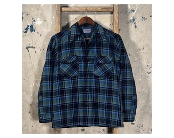1970s Pendleton Wool Shirt Flap Pocket