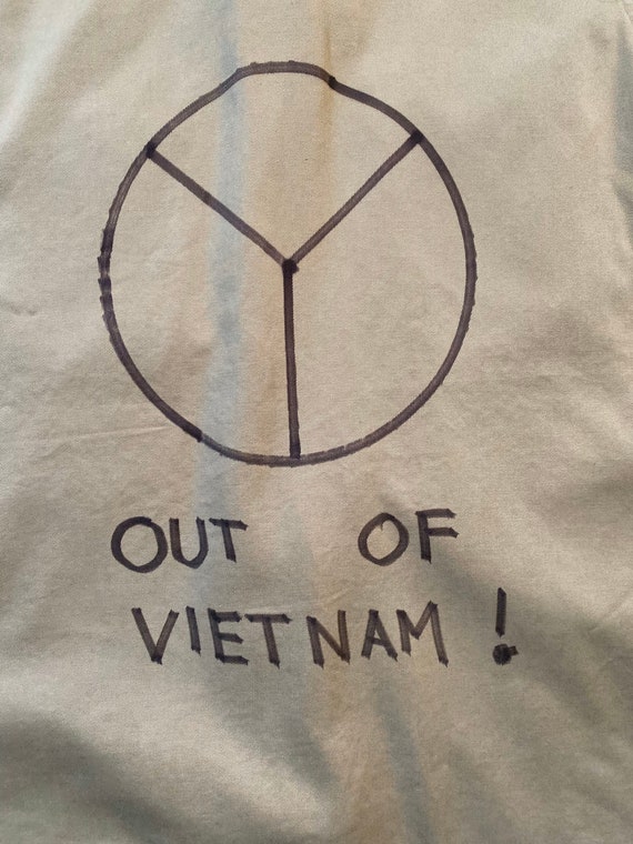 Hand Drawn ‘70s Shirt Out of Vietnam - image 3